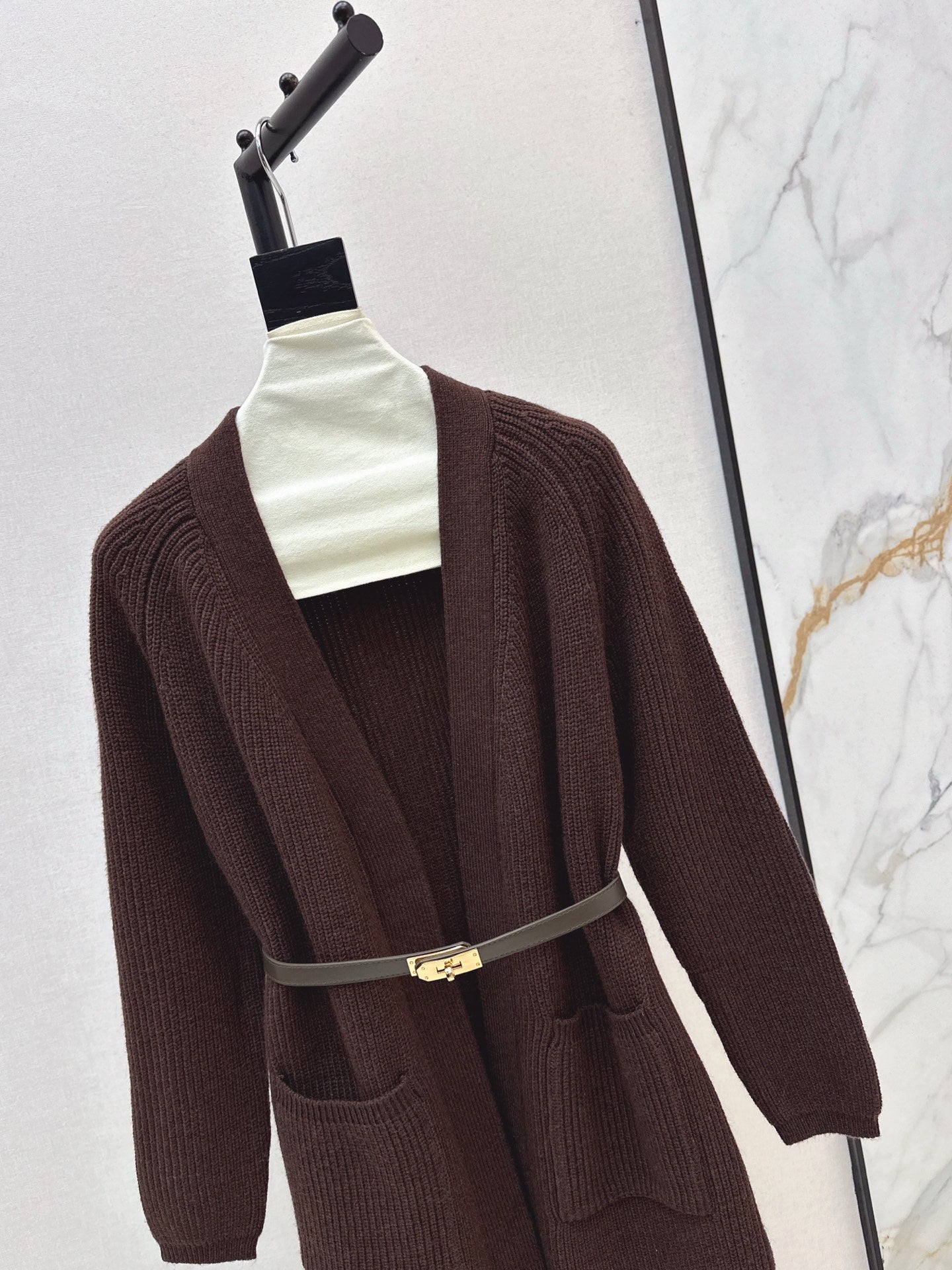 Herm 25fw knitted jacket