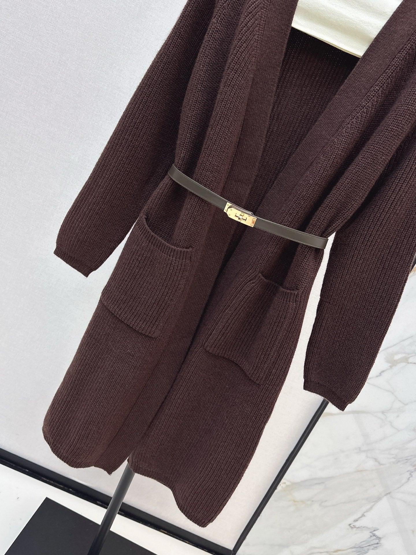 Herm 25fw knitted jacket