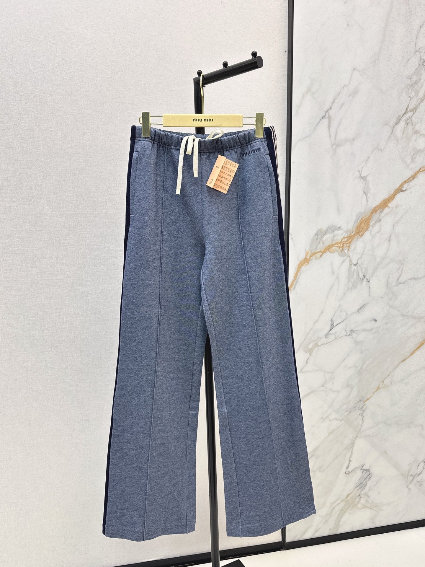 Miu 25fw straight-leg pants