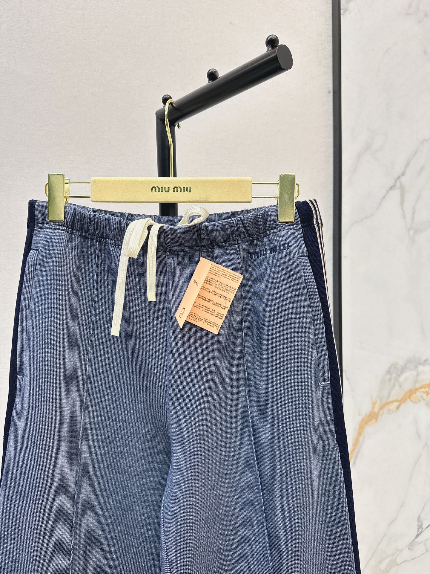 Miu 25fw straight-leg pants