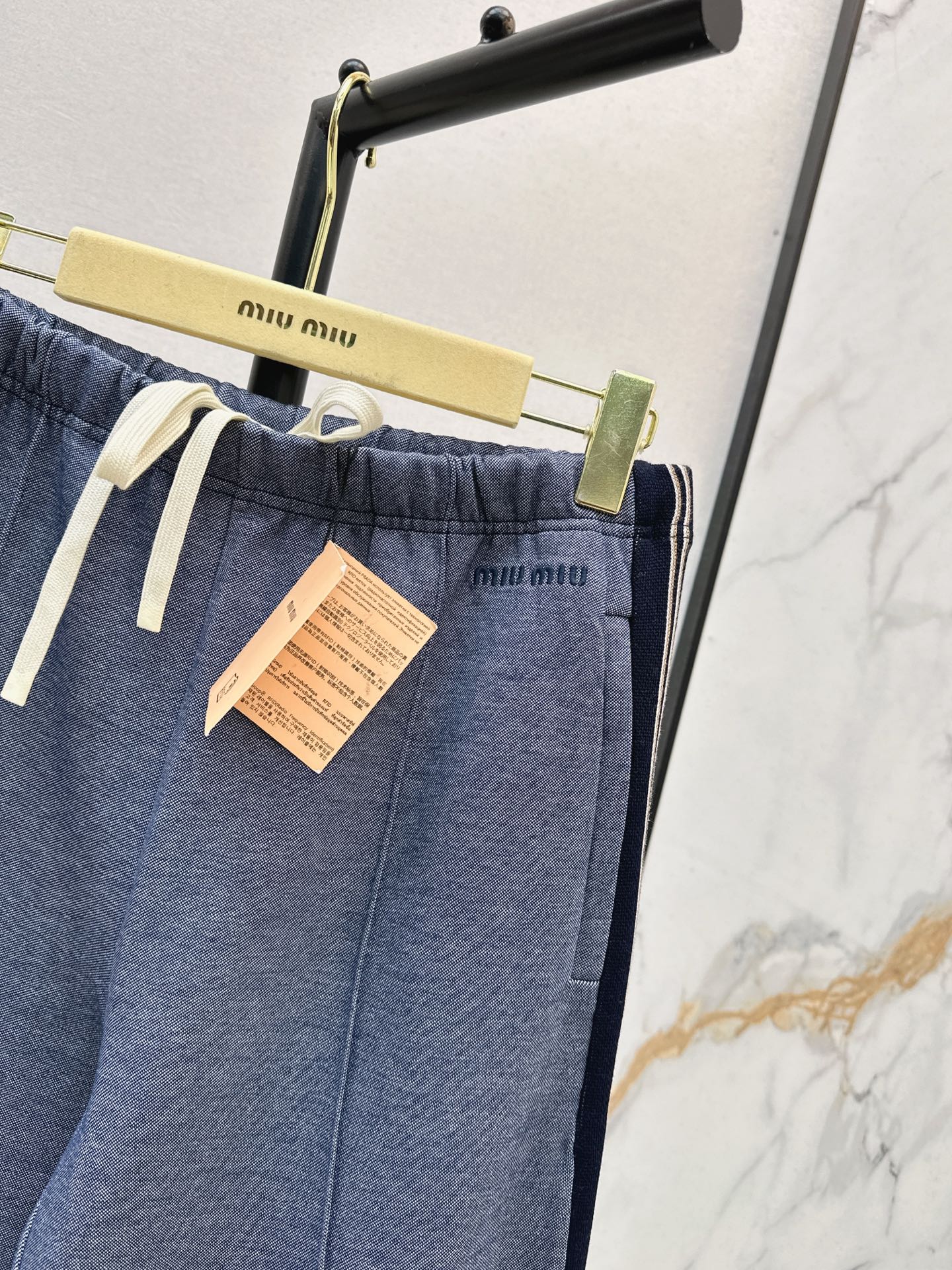 Miu 25fw straight-leg pants