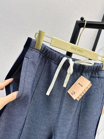 Miu 25fw straight-leg pants