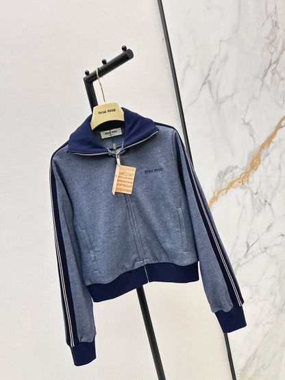 Miu 25fw zip-up jacket