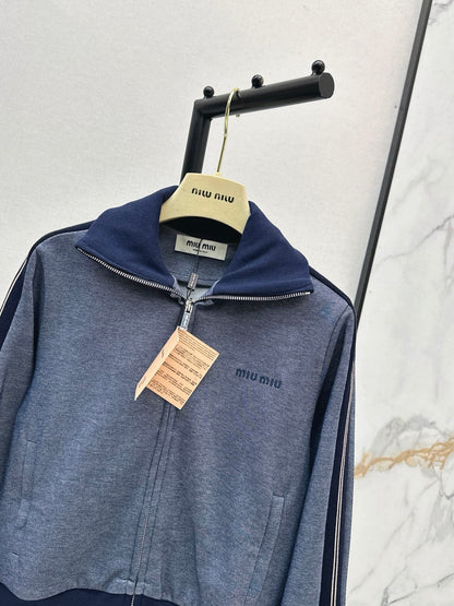 Miu 25fw zip-up jacket