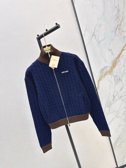 Miu 25fw knit jacket