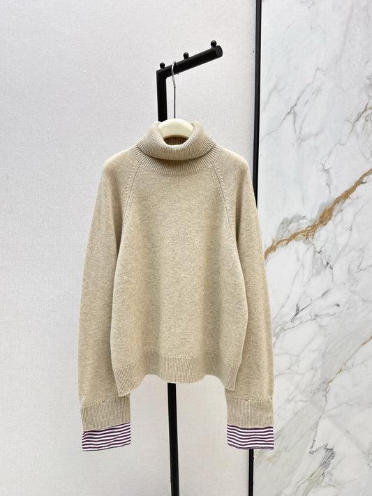 Brun 25fw turtleneck sweater