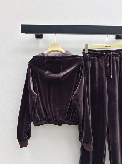 Miu 25 velvet suit