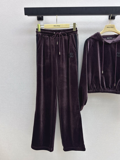 Miu 25 velvet suit