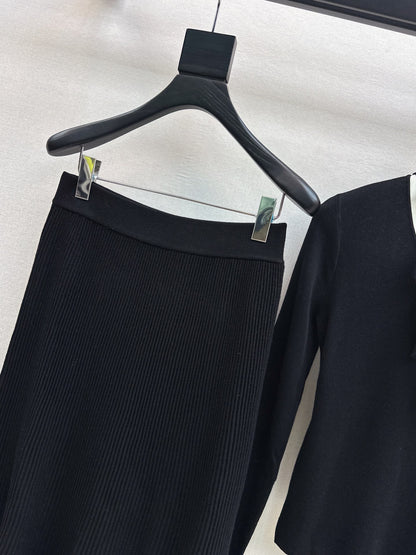 Miu 25fw knitted suit