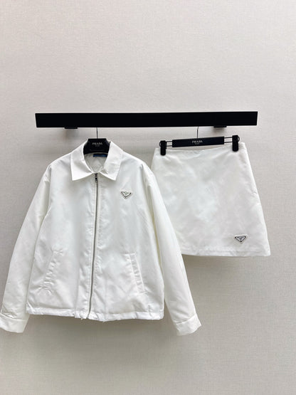 Pra 25fw jacket a-line skirt set