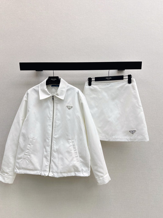 Pra 25fw jacket a-line skirt set