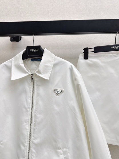 Pra 25fw jacket a-line skirt set