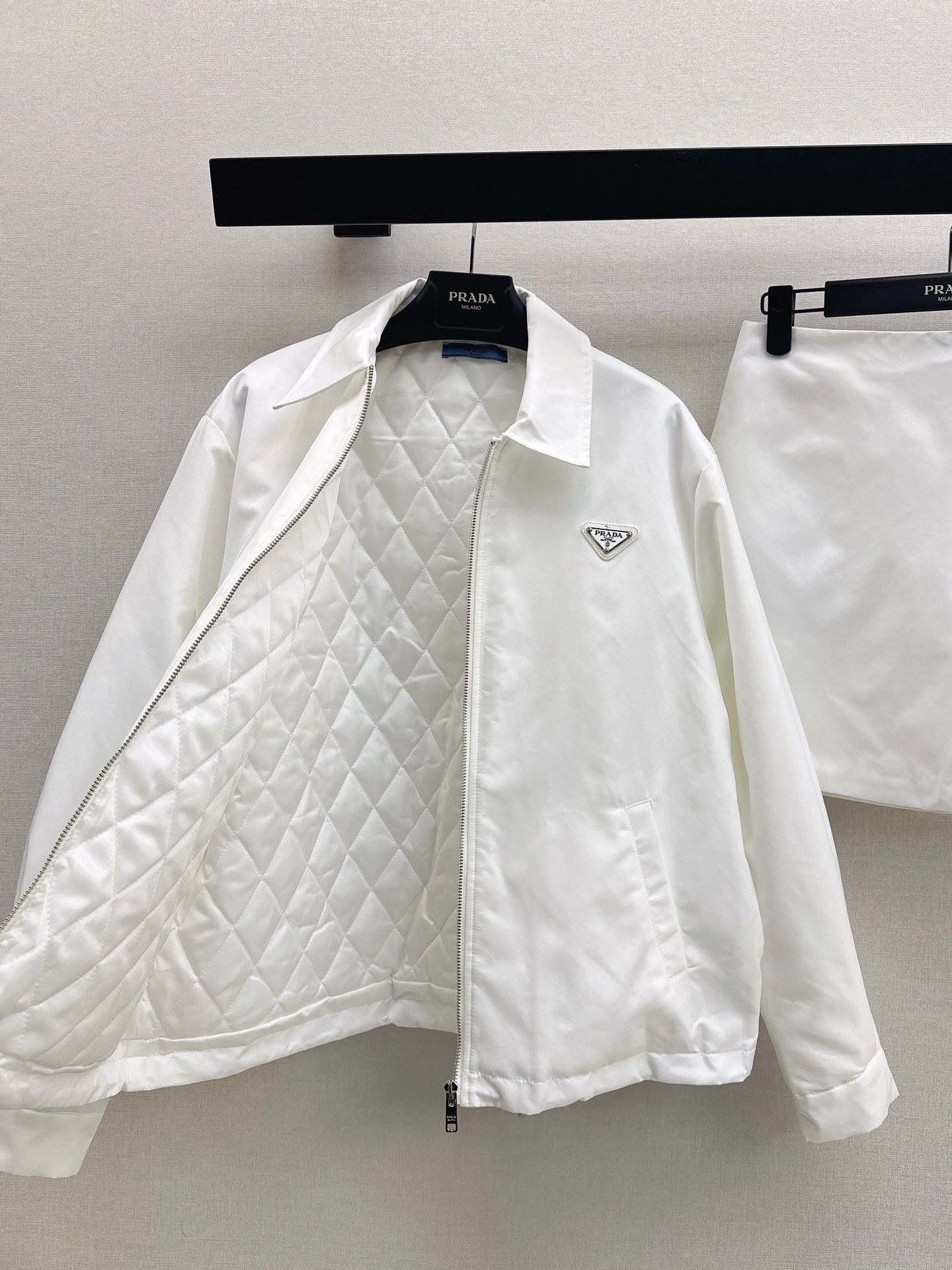 Pra 25fw jacket a-line skirt set