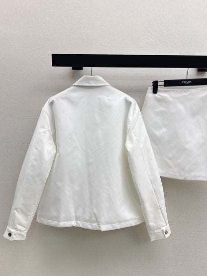 Pra 25fw jacket a-line skirt set