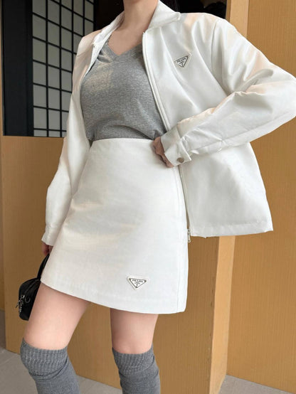 Pra 25fw jacket a-line skirt set