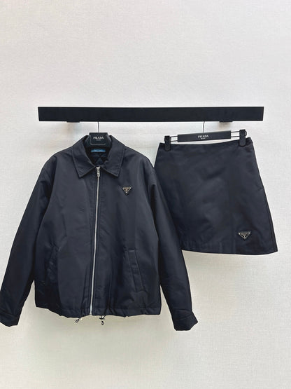 Pra 25fw jacket a-line skirt set