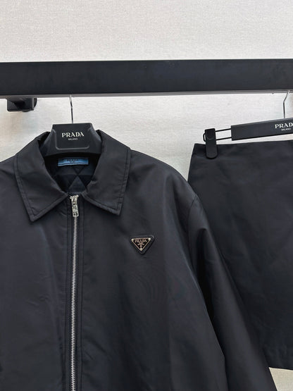 Pra 25fw jacket a-line skirt set