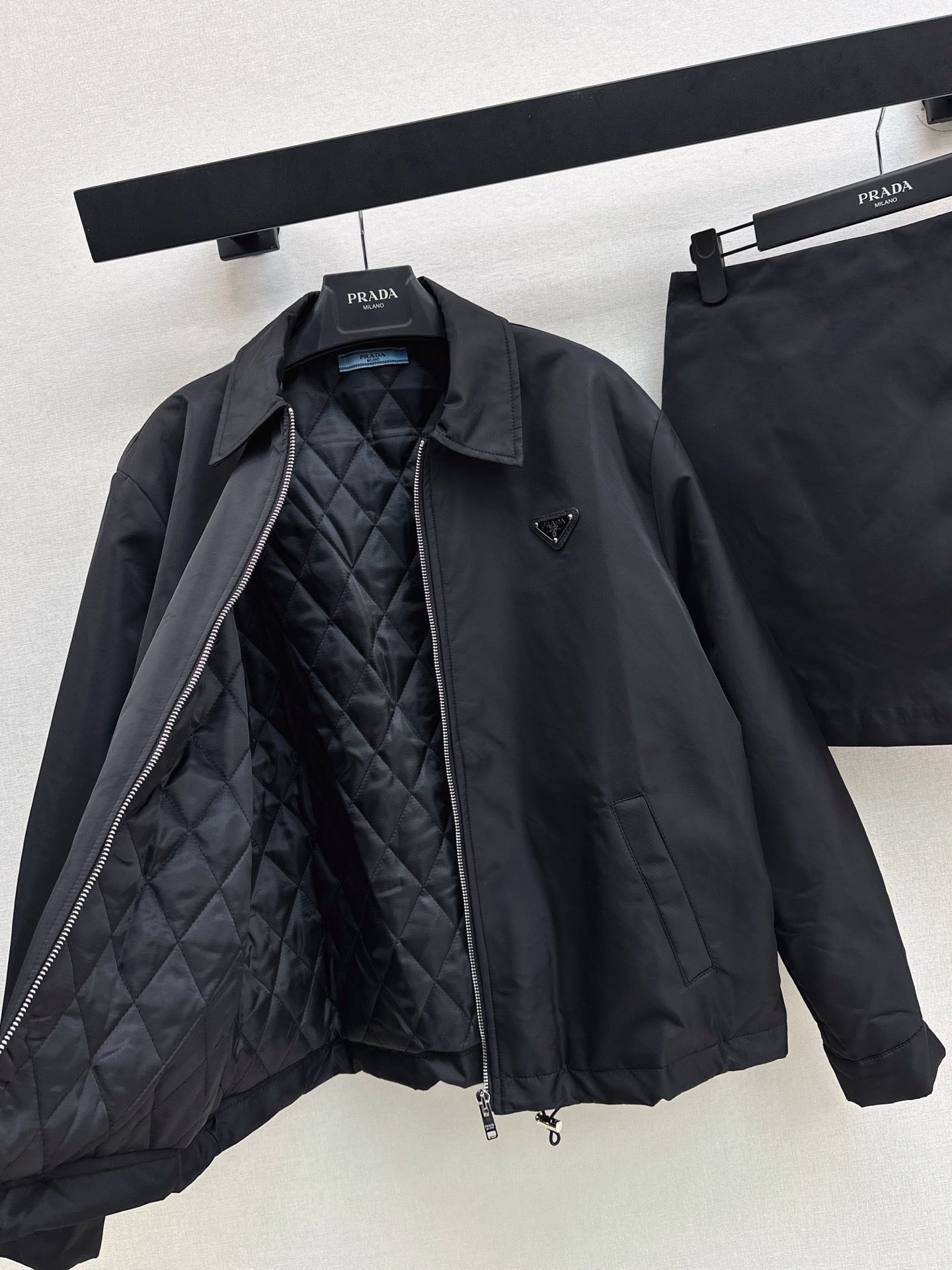 Pra 25fw jacket a-line skirt set