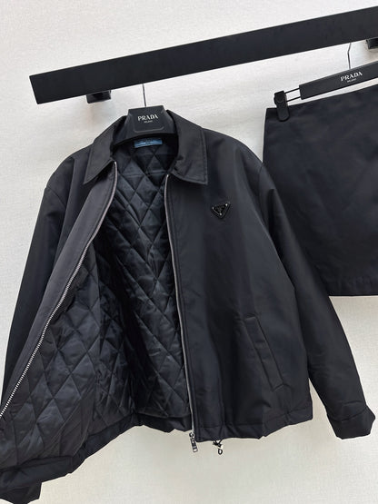 Pra 25fw jacket a-line skirt set