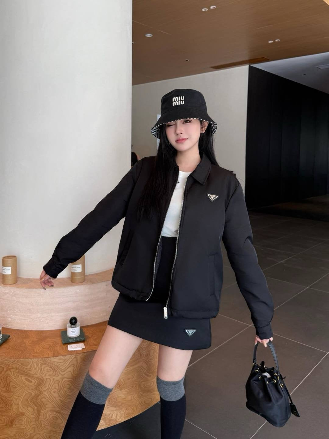 Pra 25fw jacket a-line skirt set