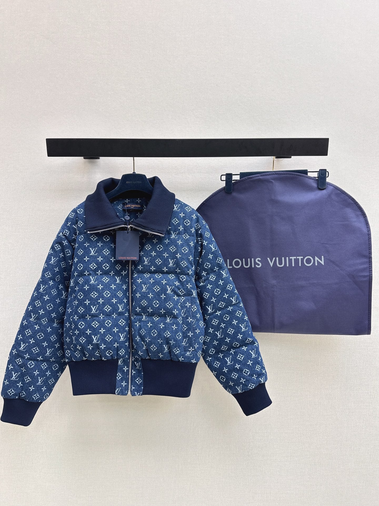 Louis 25fw denim down jacket