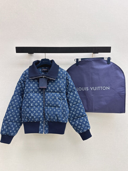 Louis 25fw denim down jacket