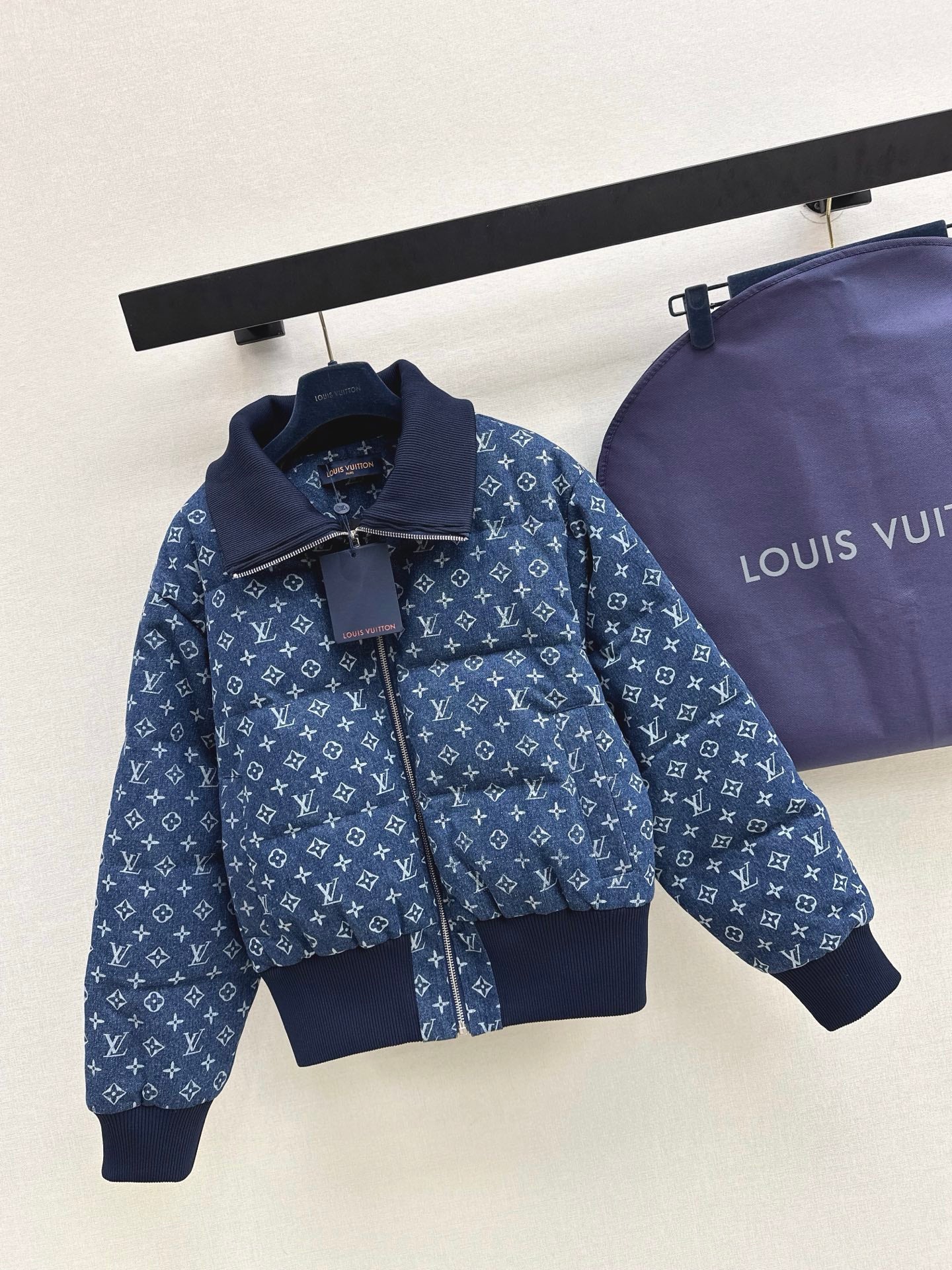 Louis 25fw denim down jacket
