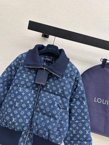 Louis 25fw denim down jacket