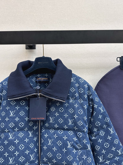 Louis 25fw denim down jacket