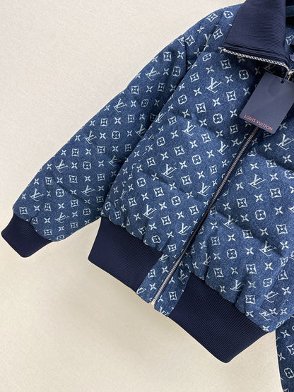 Louis 25fw denim down jacket