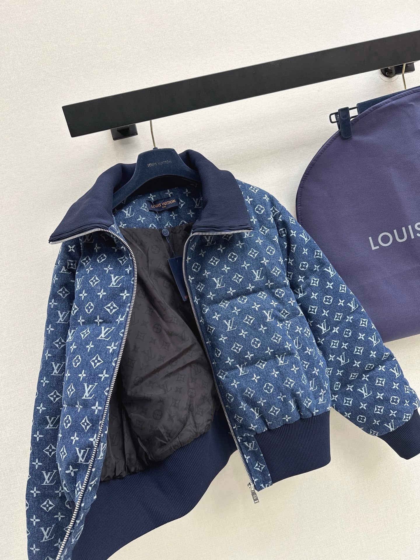Louis 25fw denim down jacket