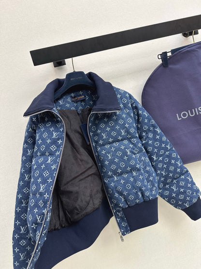 Louis 25fw denim down jacket