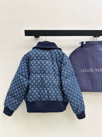 Louis 25fw denim down jacket