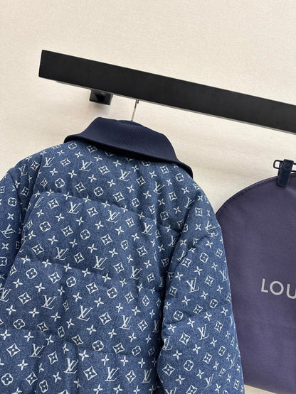 Louis 25fw denim down jacket