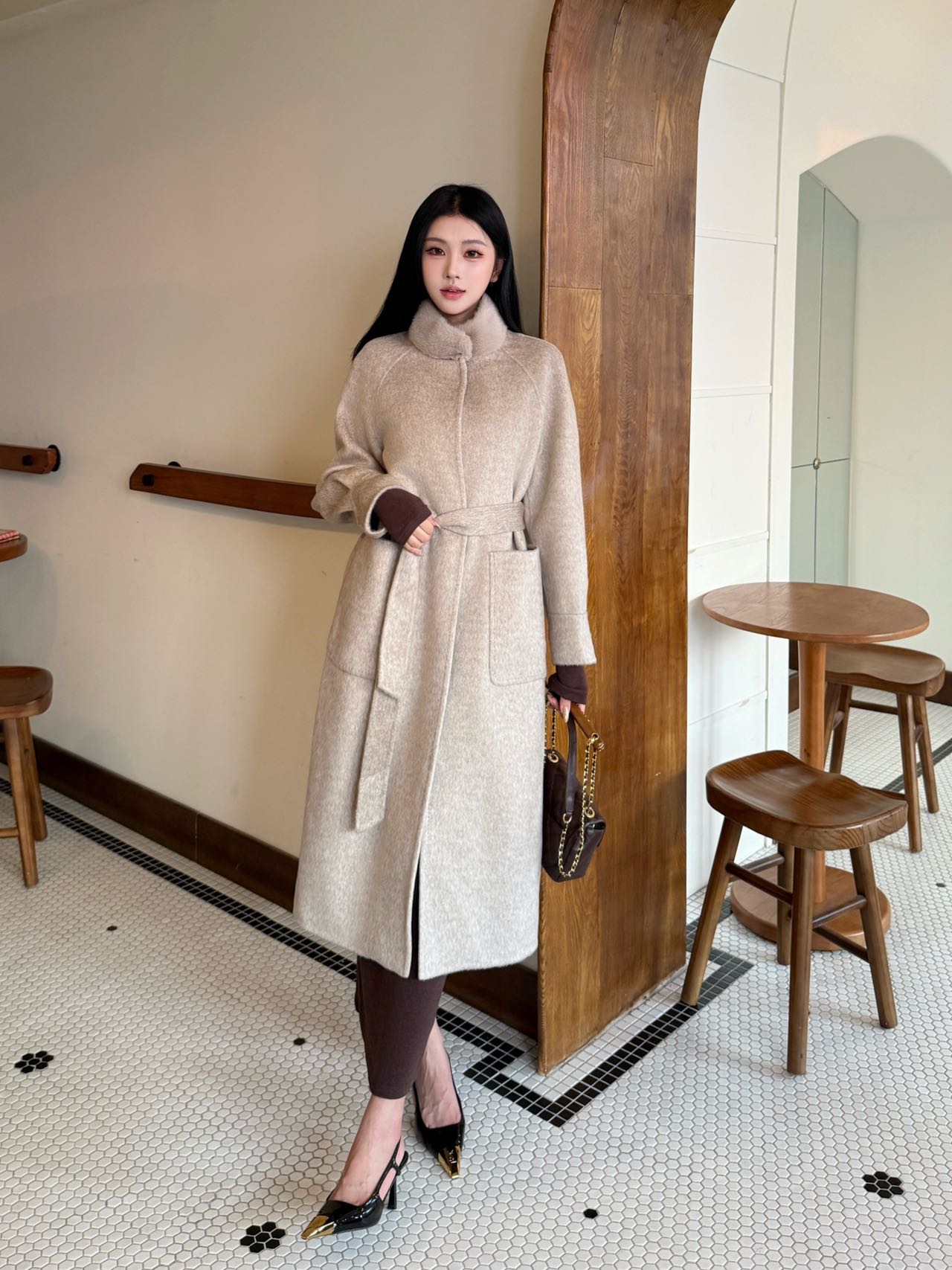 Loro 25fw woolen overcoats