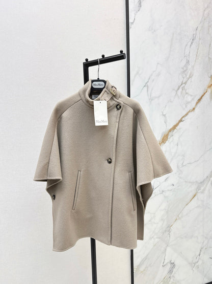 Max 25fw woolen cape coats