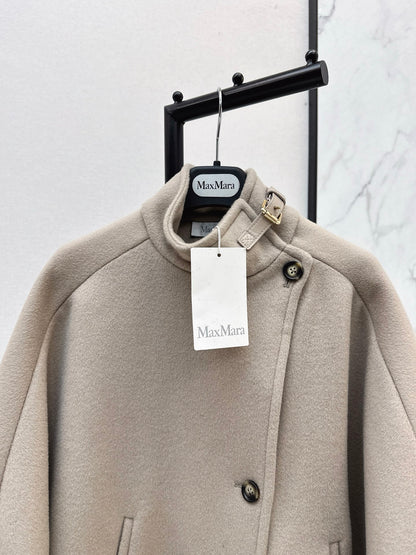 Max 25fw woolen cape coats