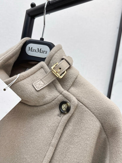 Max 25fw woolen cape coats