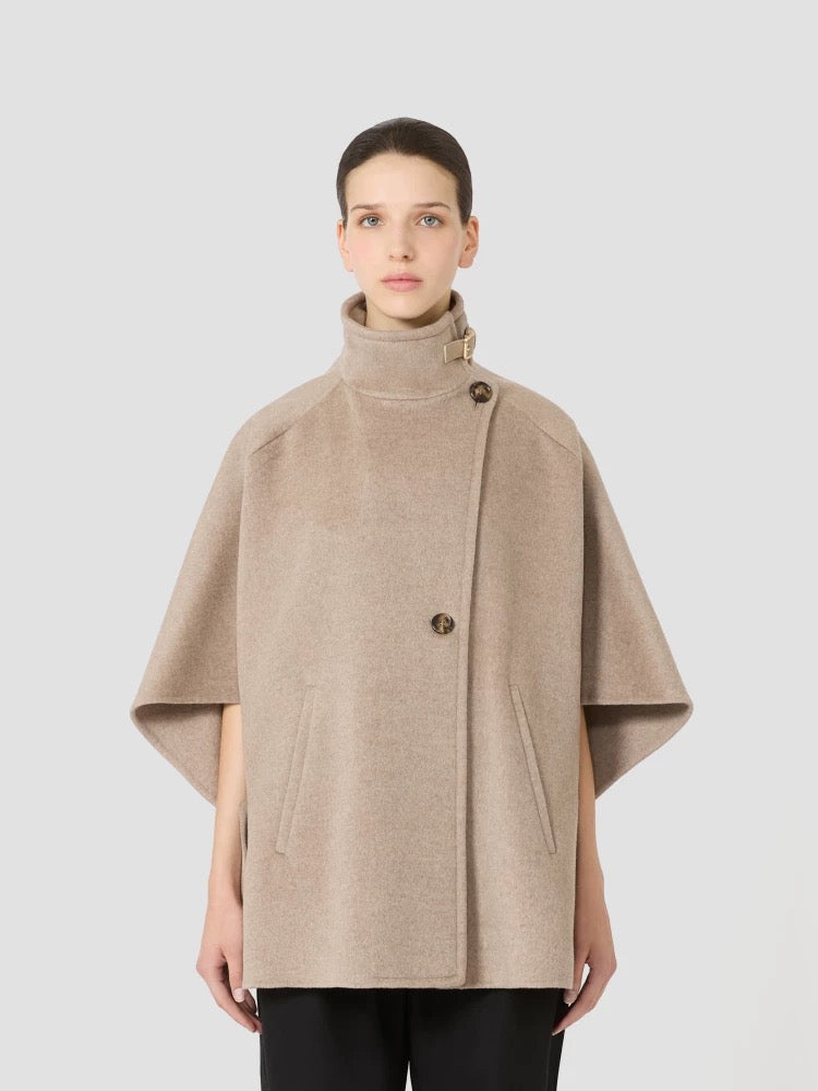 Max 25fw woolen cape coats