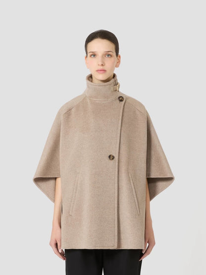 Max 25fw woolen cape coats
