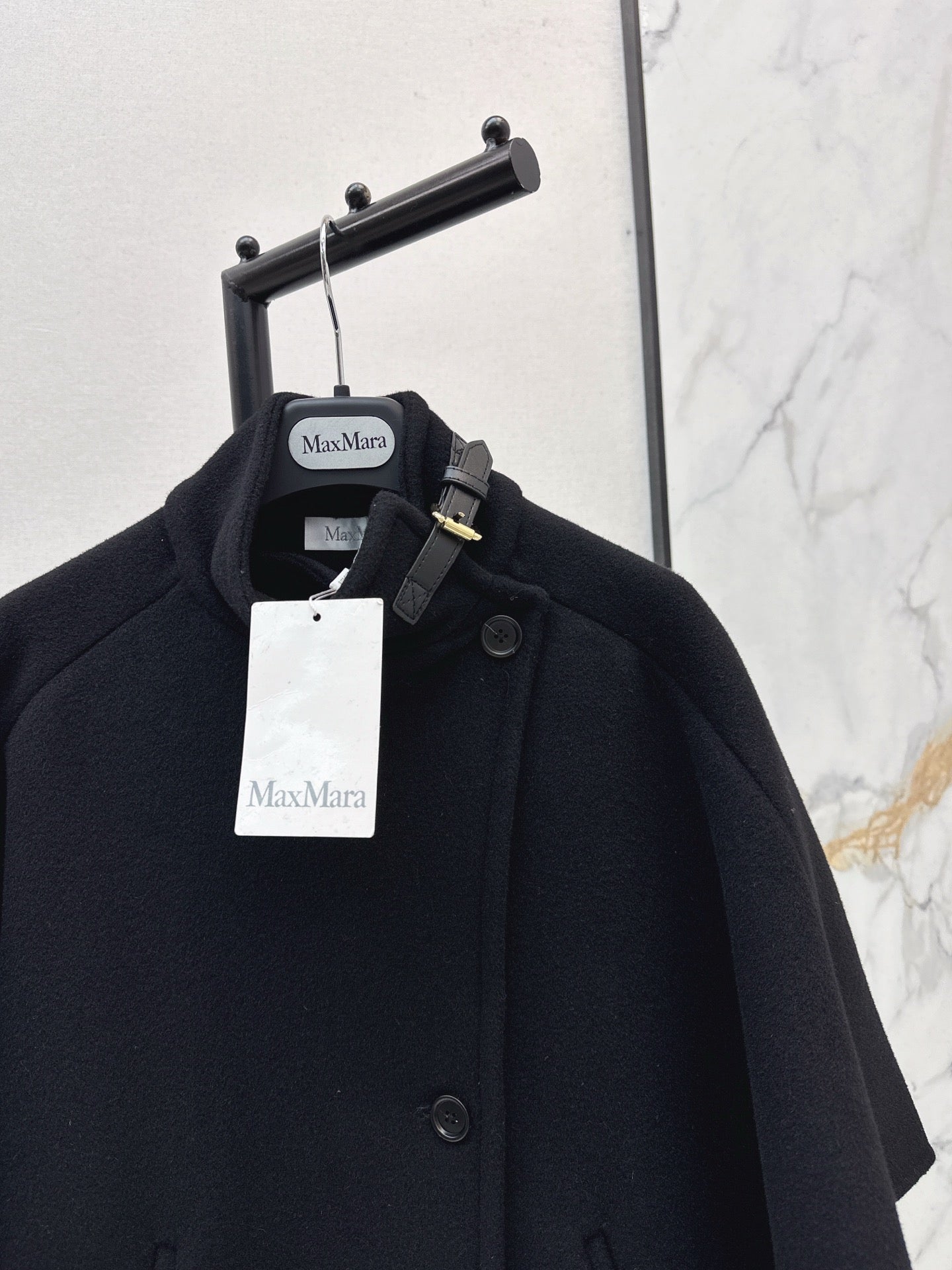 Max 25fw woolen cape coats