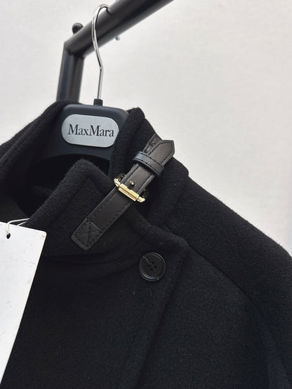 Max 25fw woolen cape coats