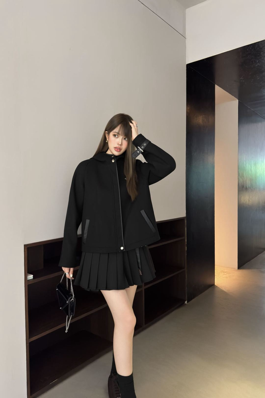 Pra 25fw hooded jacket