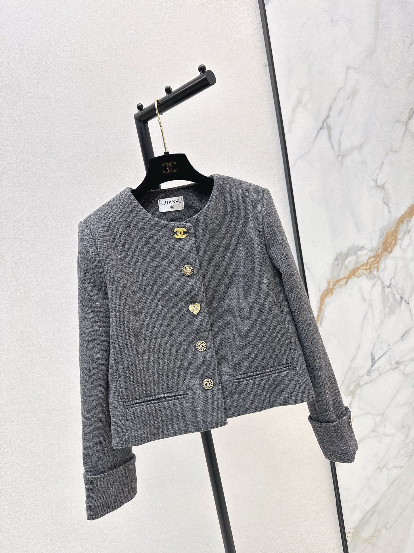 Chan 25fw tweed jacket