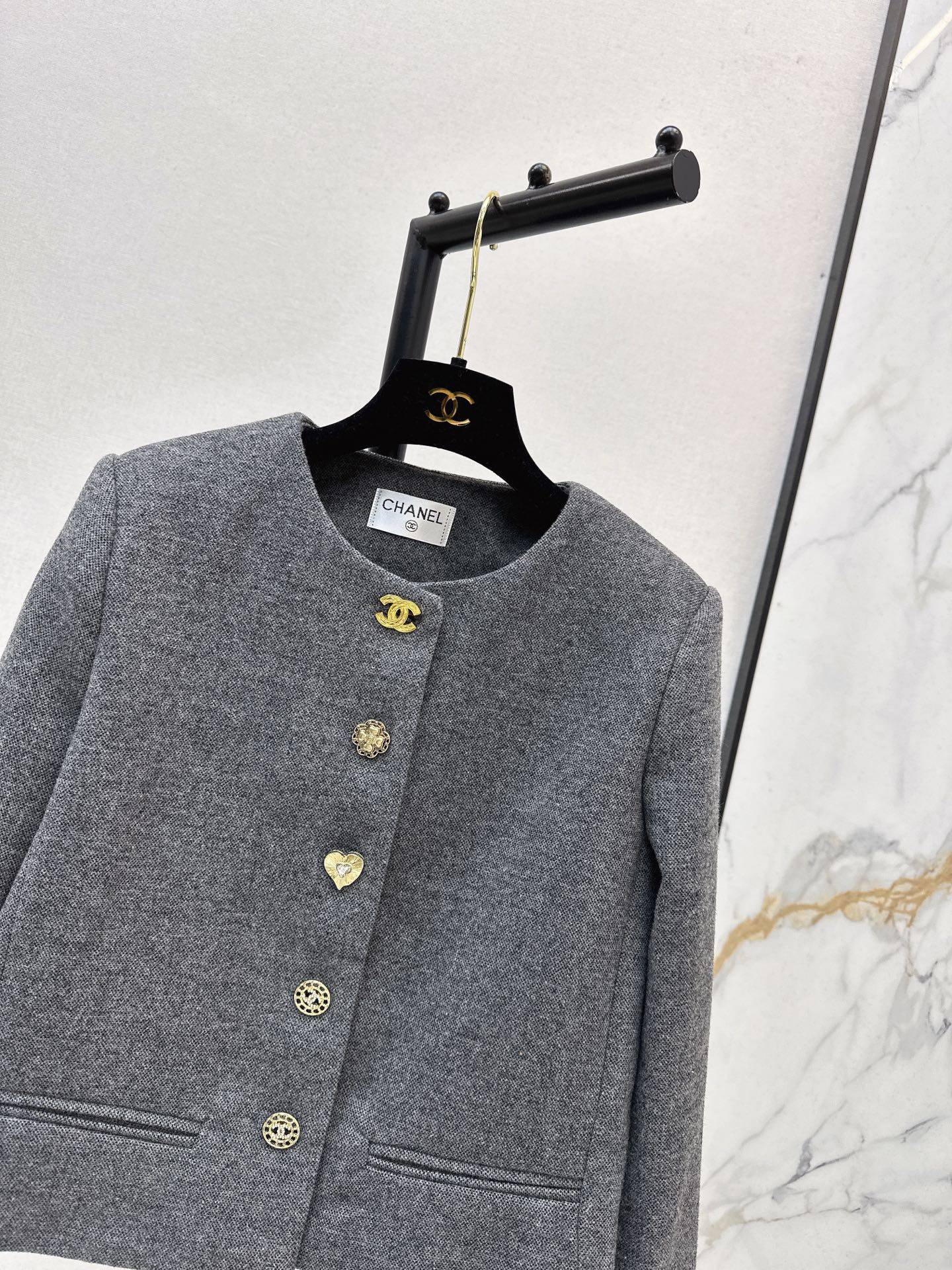 Chan 25fw tweed jacket