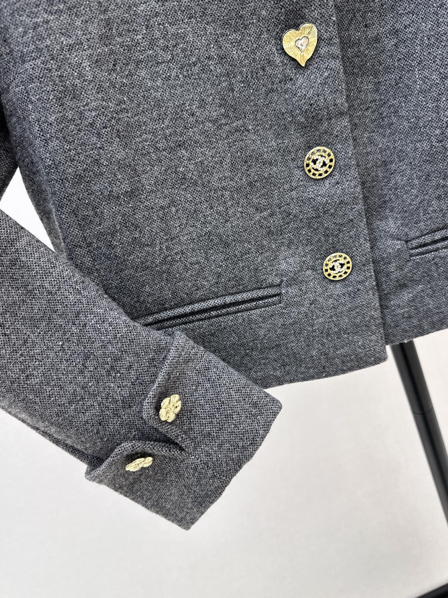 Chan 25fw tweed jacket