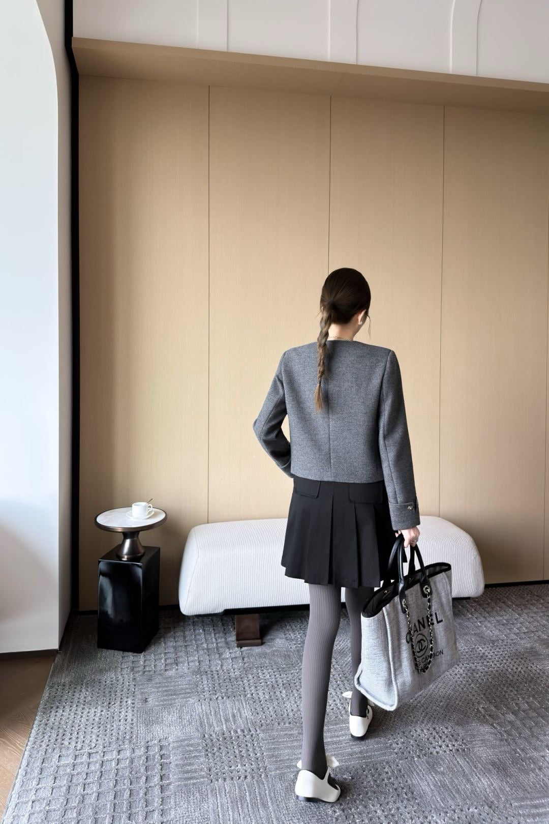 Chan 25fw tweed jacket