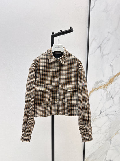 Monc 25fw houndstooth jacket