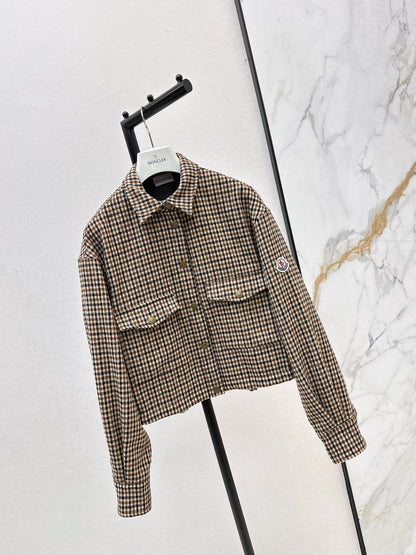Monc 25fw houndstooth jacket