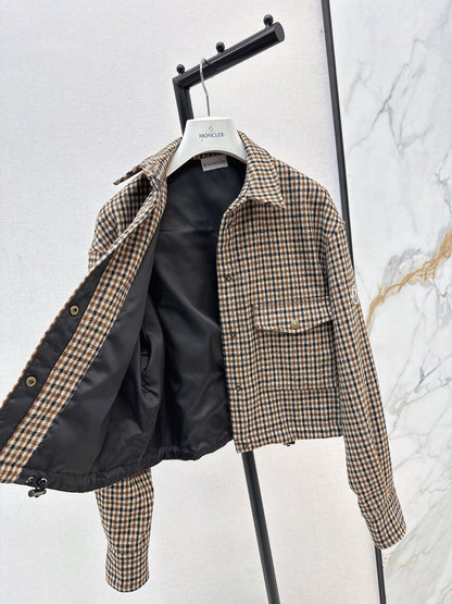 Monc 25fw houndstooth jacket